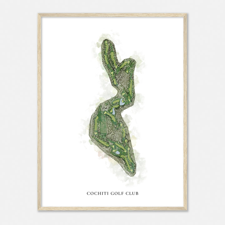 Print of Cochiti Golf Club Classic Map