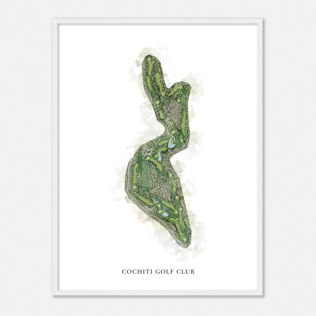 Print of Cochiti Golf Club Classic Map