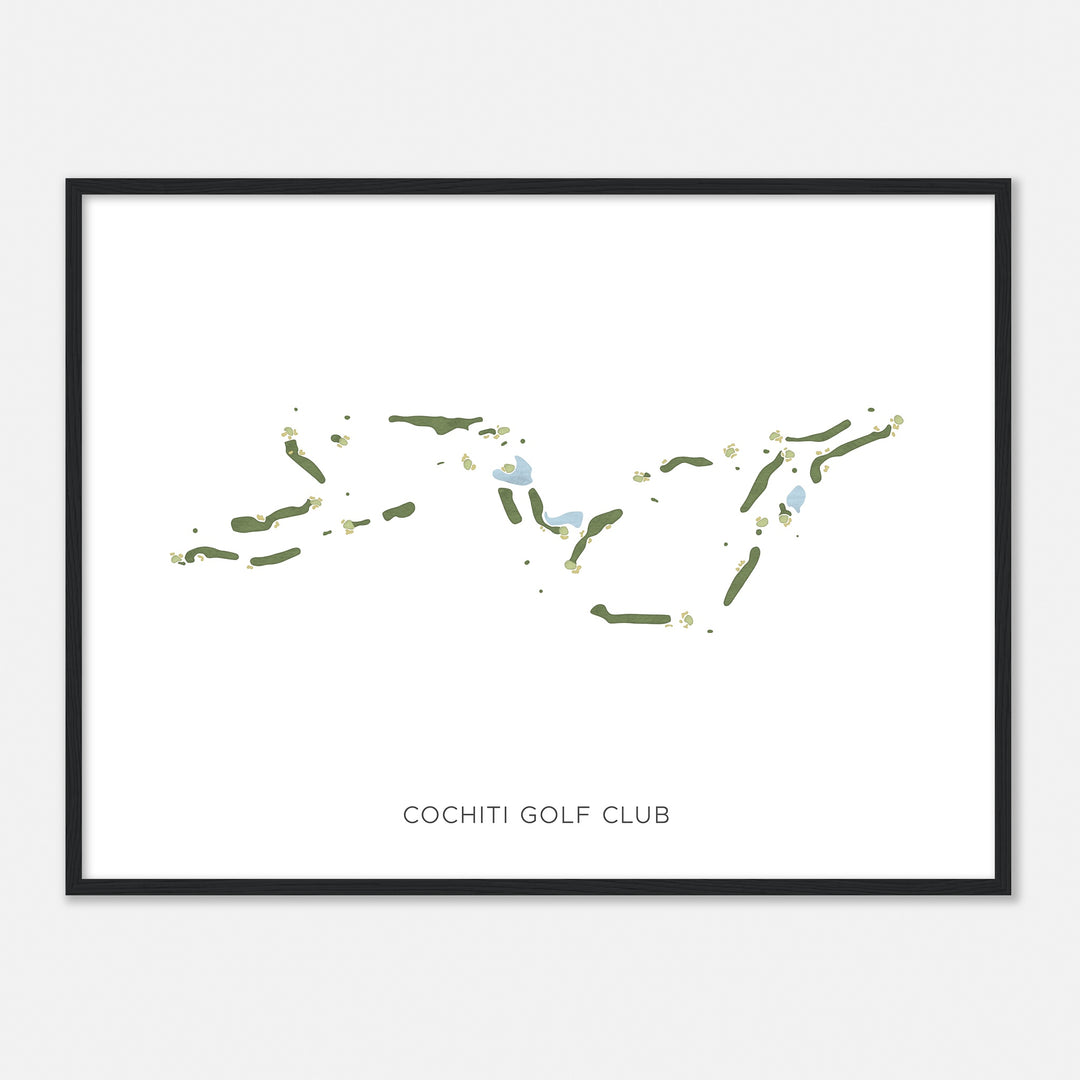 Print of Cochiti Golf Club Modern Map