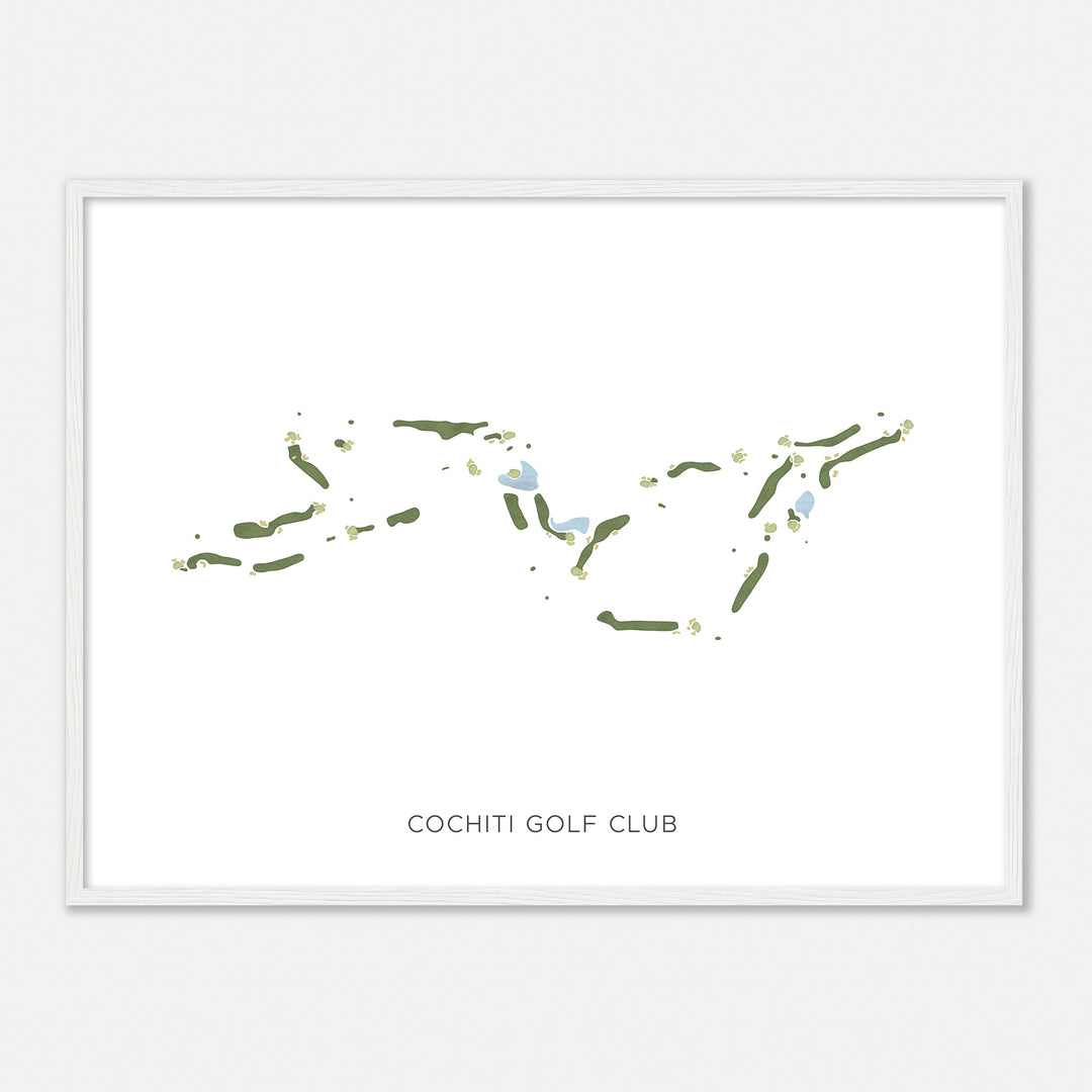 Print of Cochiti Golf Club Modern Map