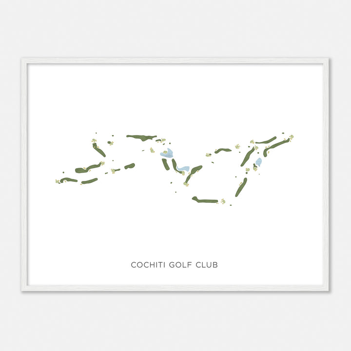 Print of Cochiti Golf Club Modern Map