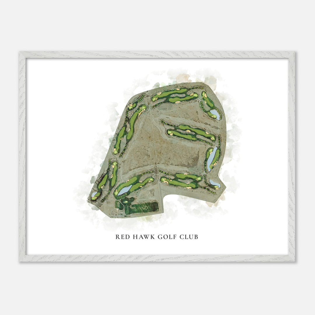 Print of Red Hawk Golf Club Classic Map