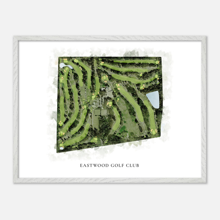 Print of Eastwood Golf Club Classic Map