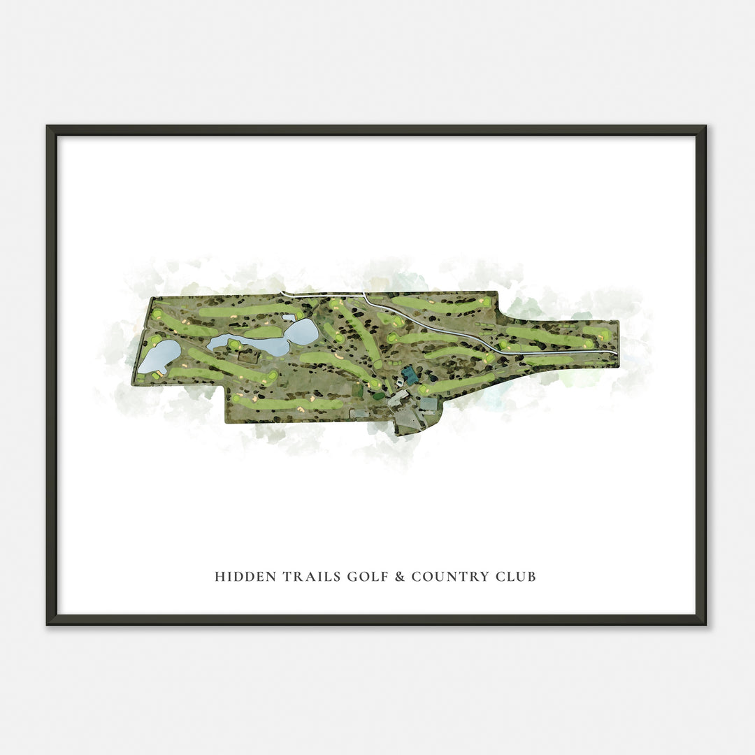 Print of Hidden Trails Golf & Country Club Classic Map