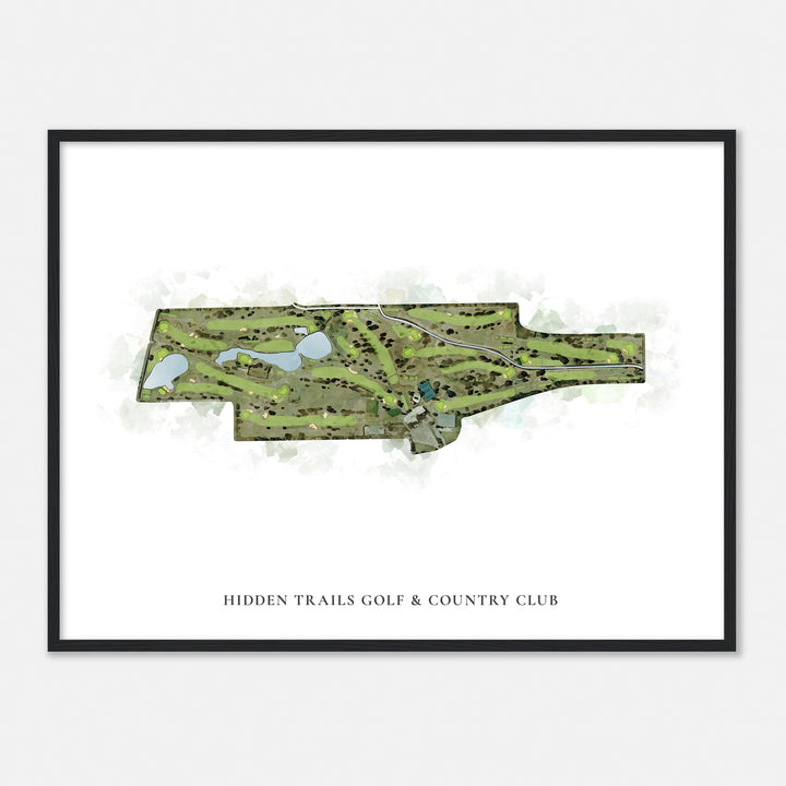 Print of Hidden Trails Golf & Country Club Classic Map