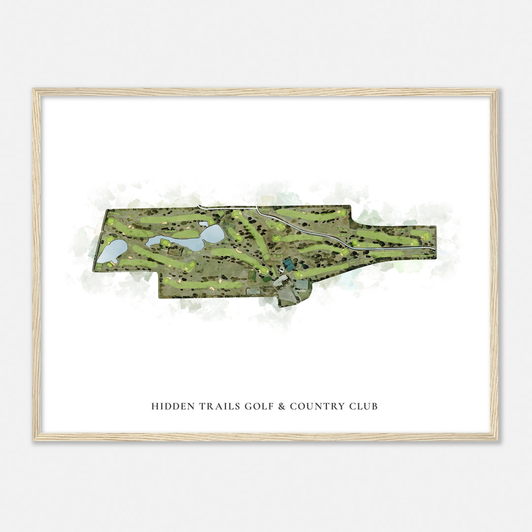 Print of Hidden Trails Golf & Country Club Classic Map