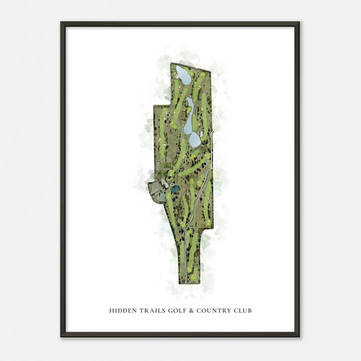 Print of Hidden Trails Golf & Country Club Classic Map