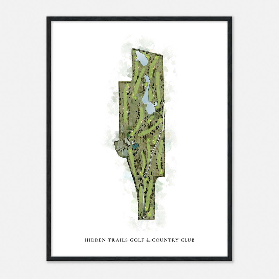 Print of Hidden Trails Golf & Country Club Classic Map