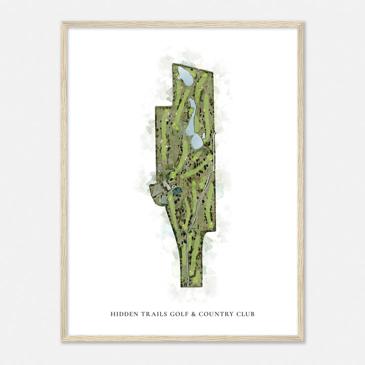 Print of Hidden Trails Golf & Country Club Classic Map