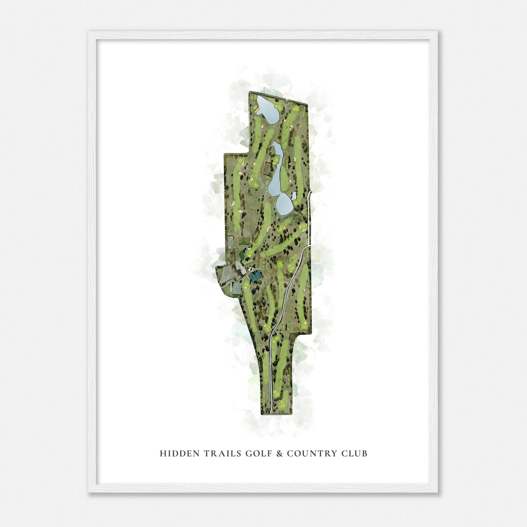 Print of Hidden Trails Golf & Country Club Classic Map