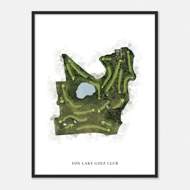 Print of Fox Lake Golf Club Classic Map