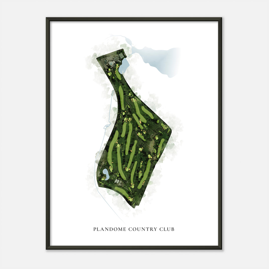 Print of Plandome Country Club Classic Map