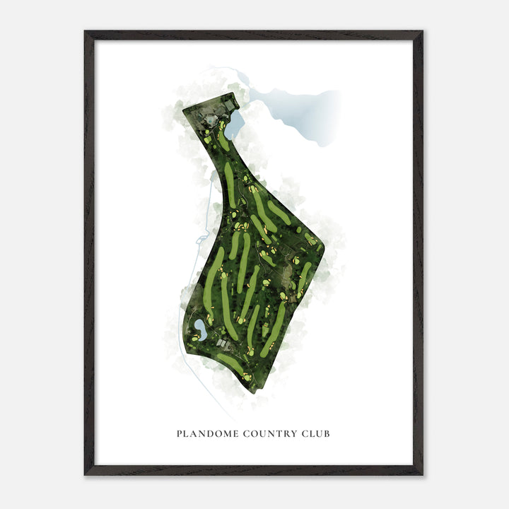 Print of Plandome Country Club Classic Map
