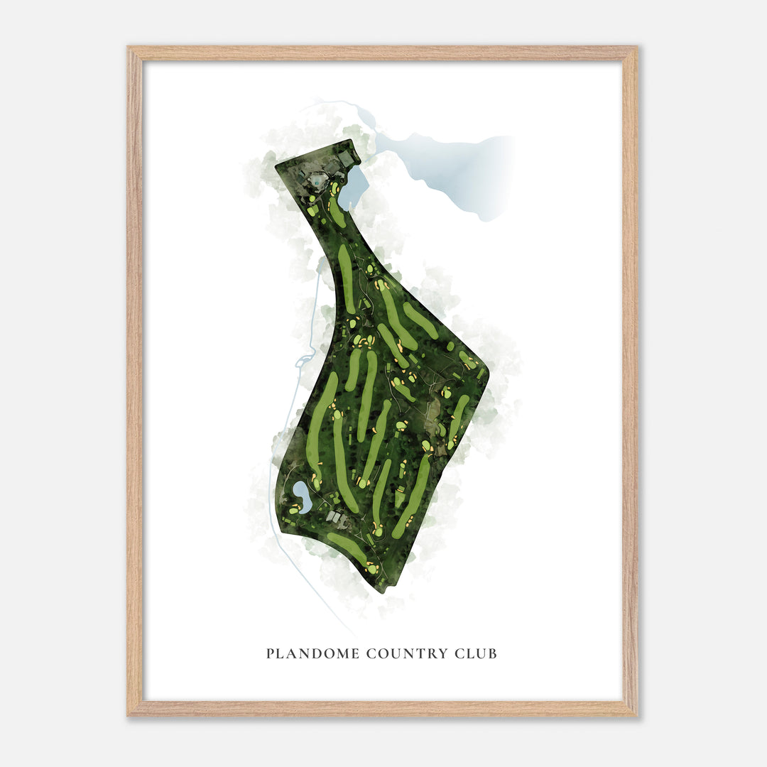 Print of Plandome Country Club Classic Map