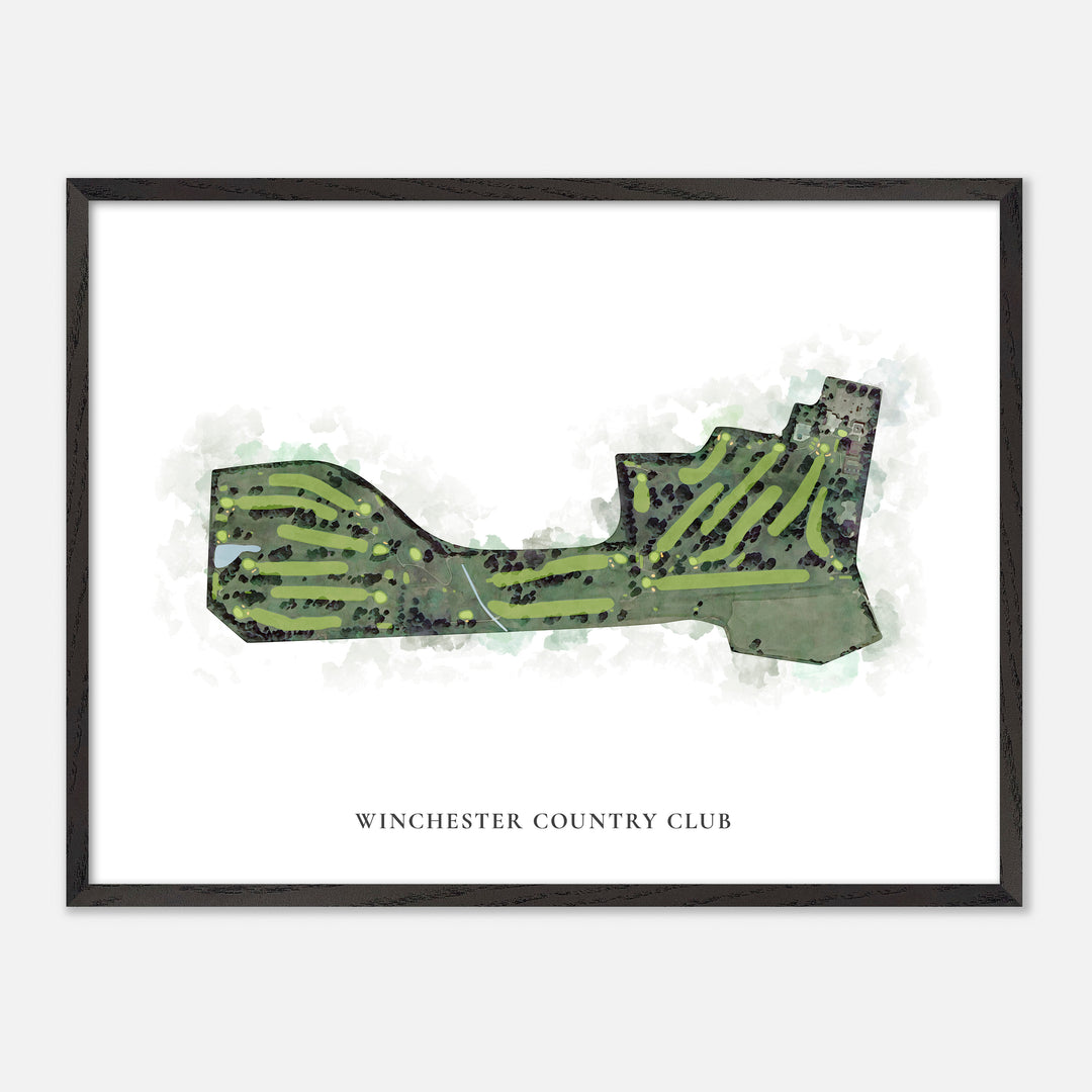 Print of Winchester Country Club Classic Map