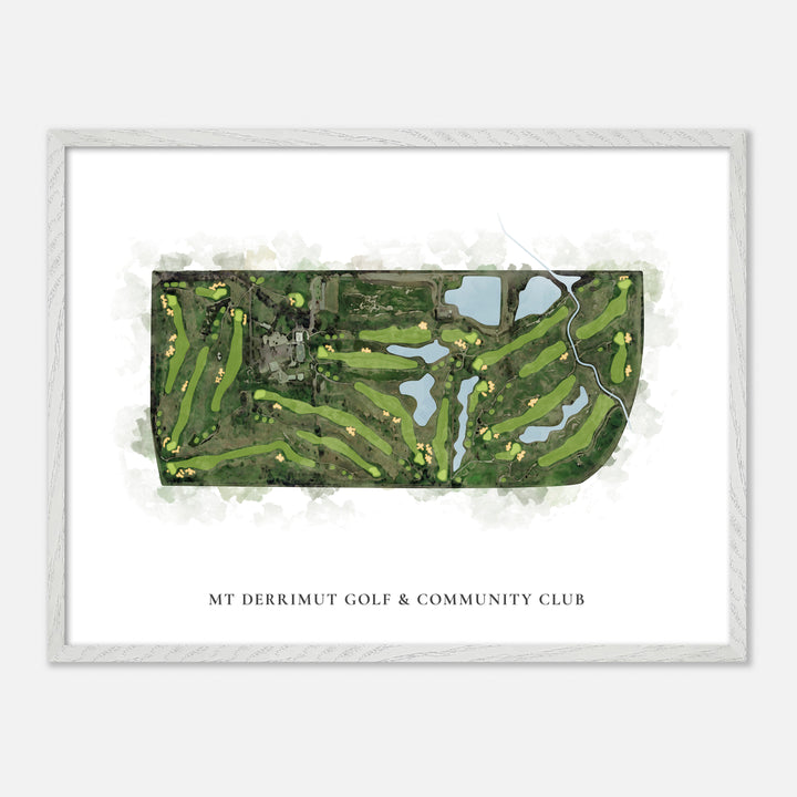 Print of Mt Derrimut Golf & Community Club Classic Map