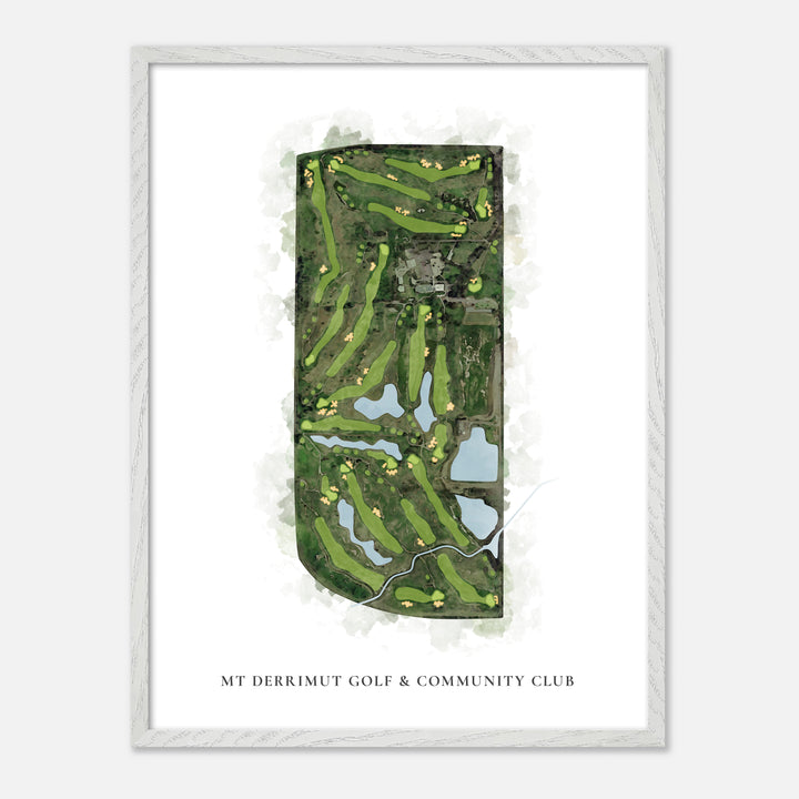 Print of Mt Derrimut Golf & Community Club Classic Map
