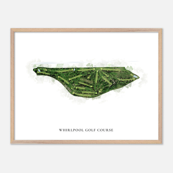 Print of Whirlpool Golf Course Classic Map