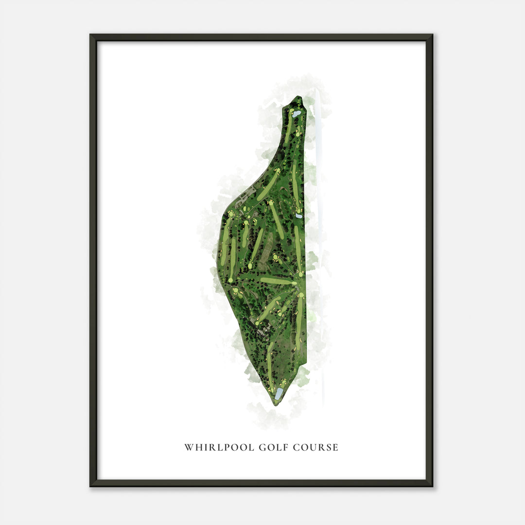 Print of Whirlpool Golf Course Classic Map