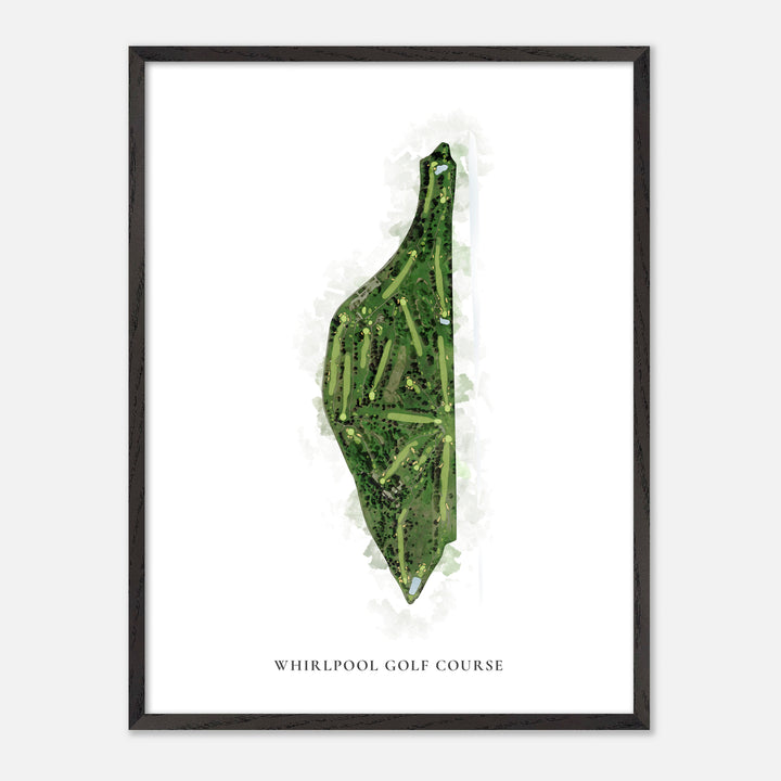 Print of Whirlpool Golf Course Classic Map