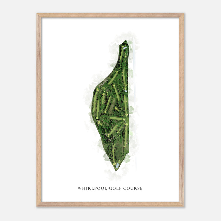Print of Whirlpool Golf Course Classic Map