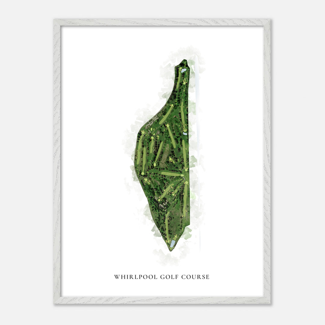 Print of Whirlpool Golf Course Classic Map
