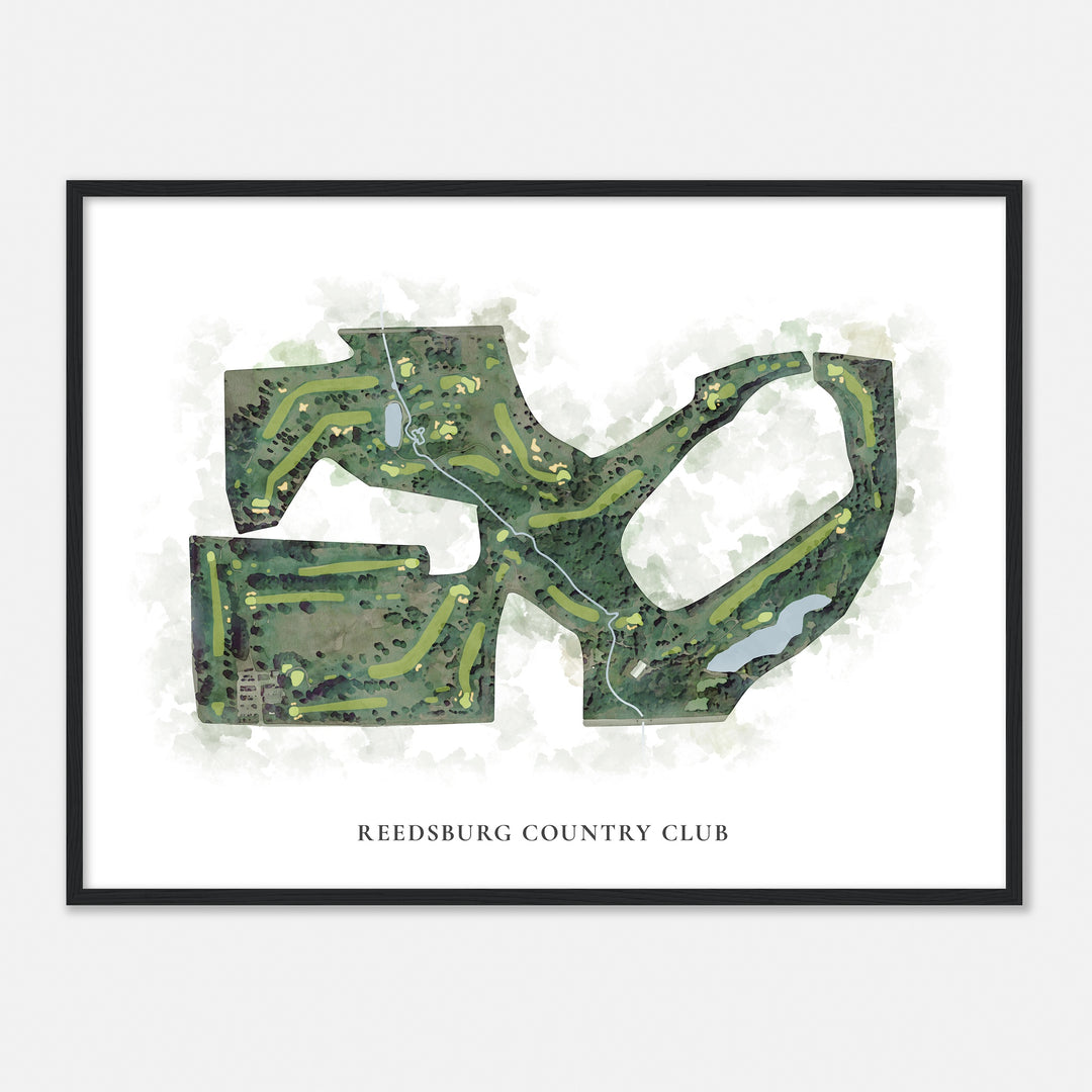 Print of Reedsburg Country Club Classic Map