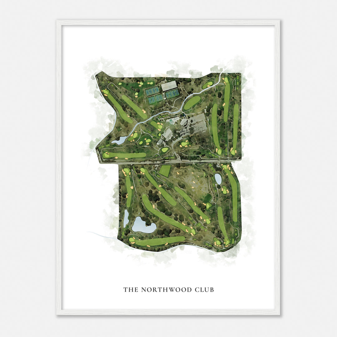 Print of The Northwood Club Classic Map