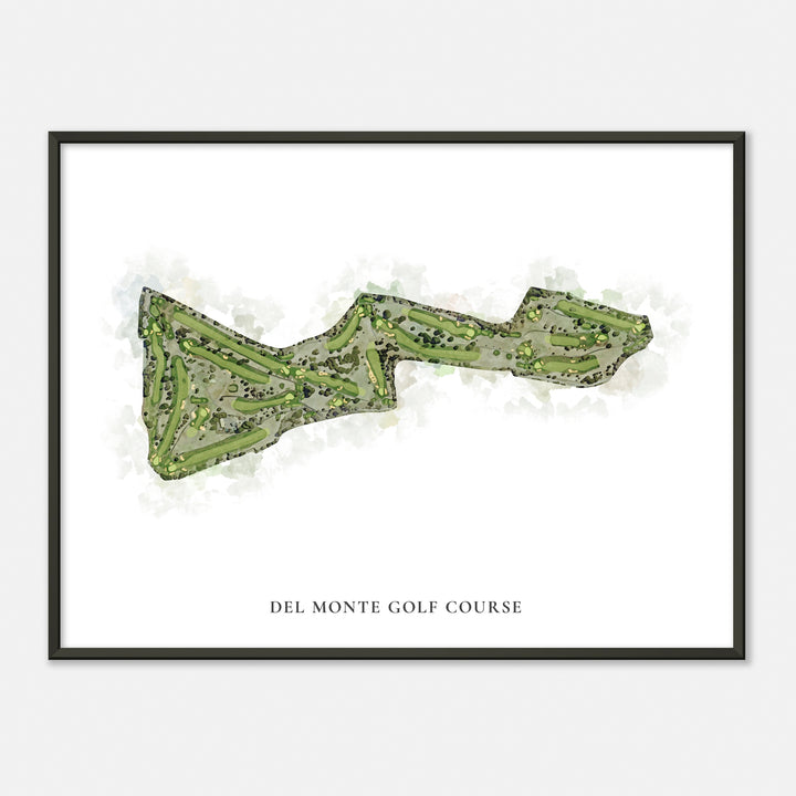 Print of Del Monte Golf Course Classic Map