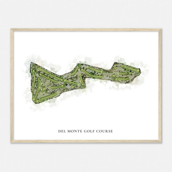Print of Del Monte Golf Course Classic Map