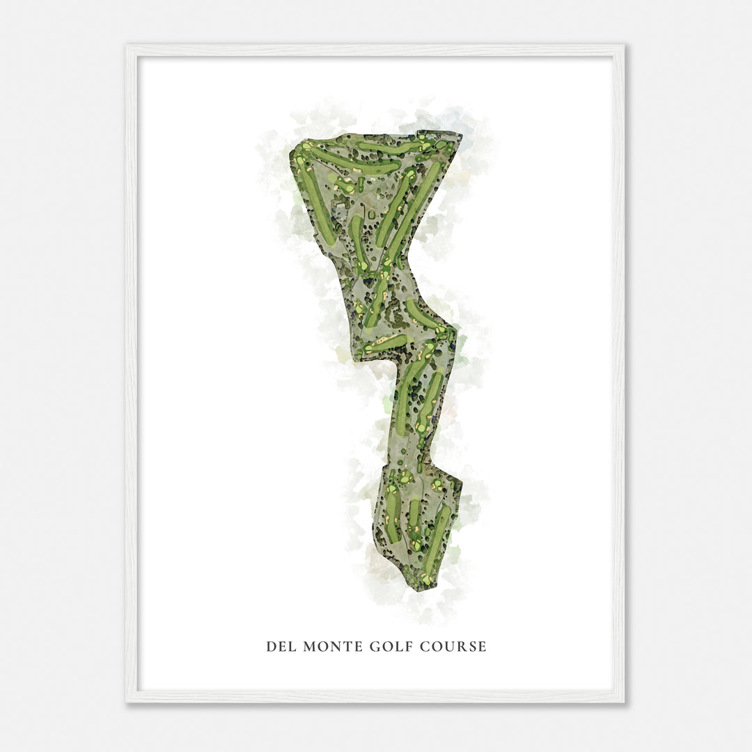 Print of Del Monte Golf Course Classic Map