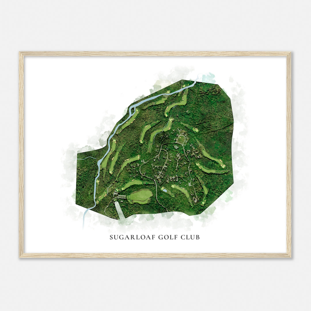 Print of Sugarloaf Golf Club Classic Map