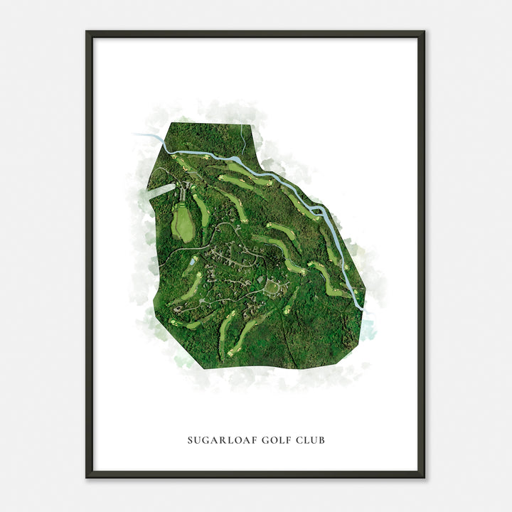 Print of Sugarloaf Golf Club Classic Map