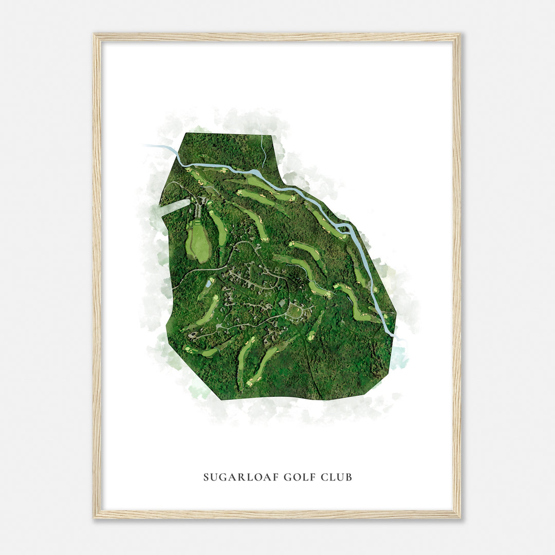 Print of Sugarloaf Golf Club Classic Map