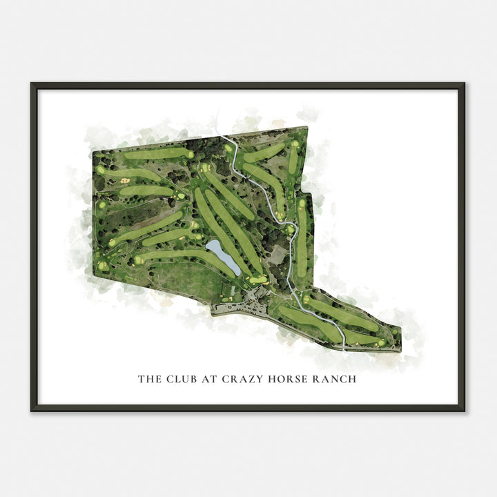 Print of The Club At Crazy Horse Ranch Classic Map