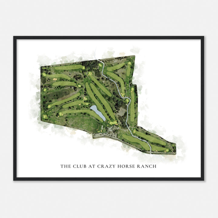 Print of The Club At Crazy Horse Ranch Classic Map