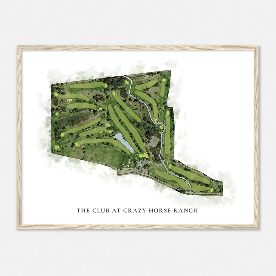 Print of The Club At Crazy Horse Ranch Classic Map