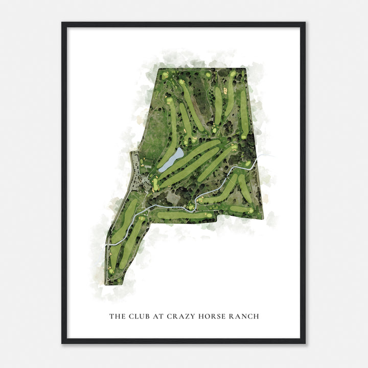 Print of The Club At Crazy Horse Ranch Classic Map