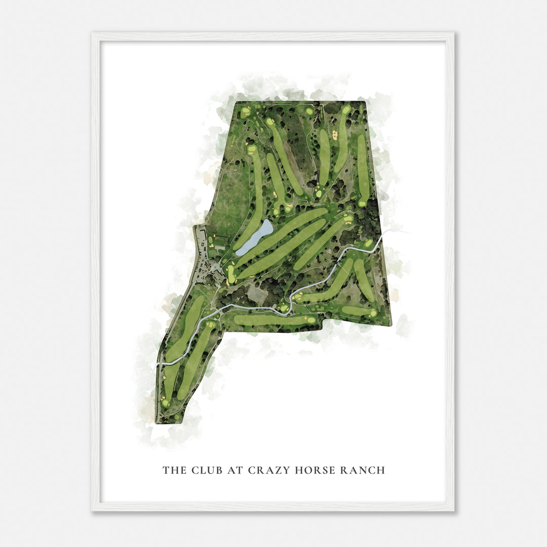 Print of The Club At Crazy Horse Ranch Classic Map
