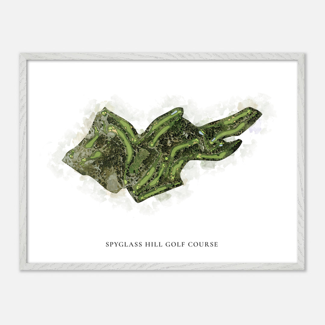 Print of Spyglass Hill Golf Course Classic Map