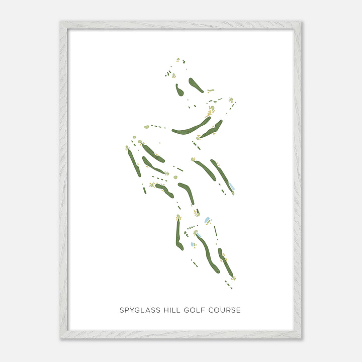 Print of Spyglass Hill Golf Course Modern Map