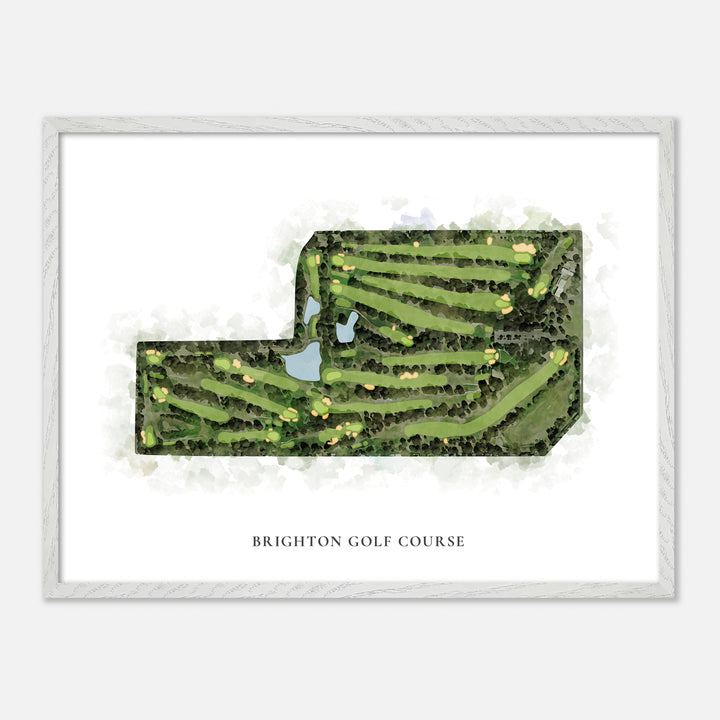 Print of Brighton Golf Course Classic Map