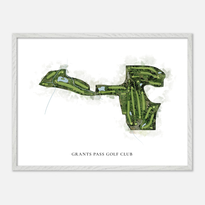 Print of Grants Pass Golf Club Classic Map