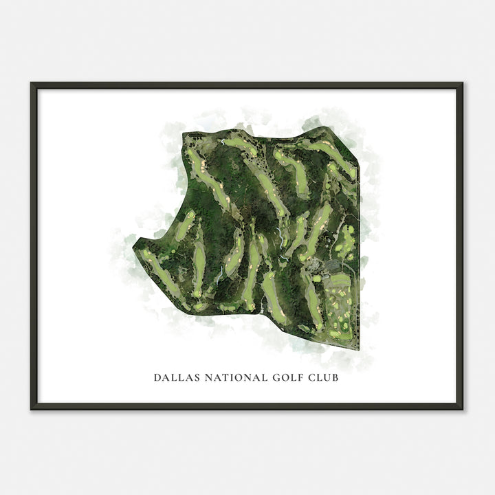Print of Dallas National Golf Club Classic Map