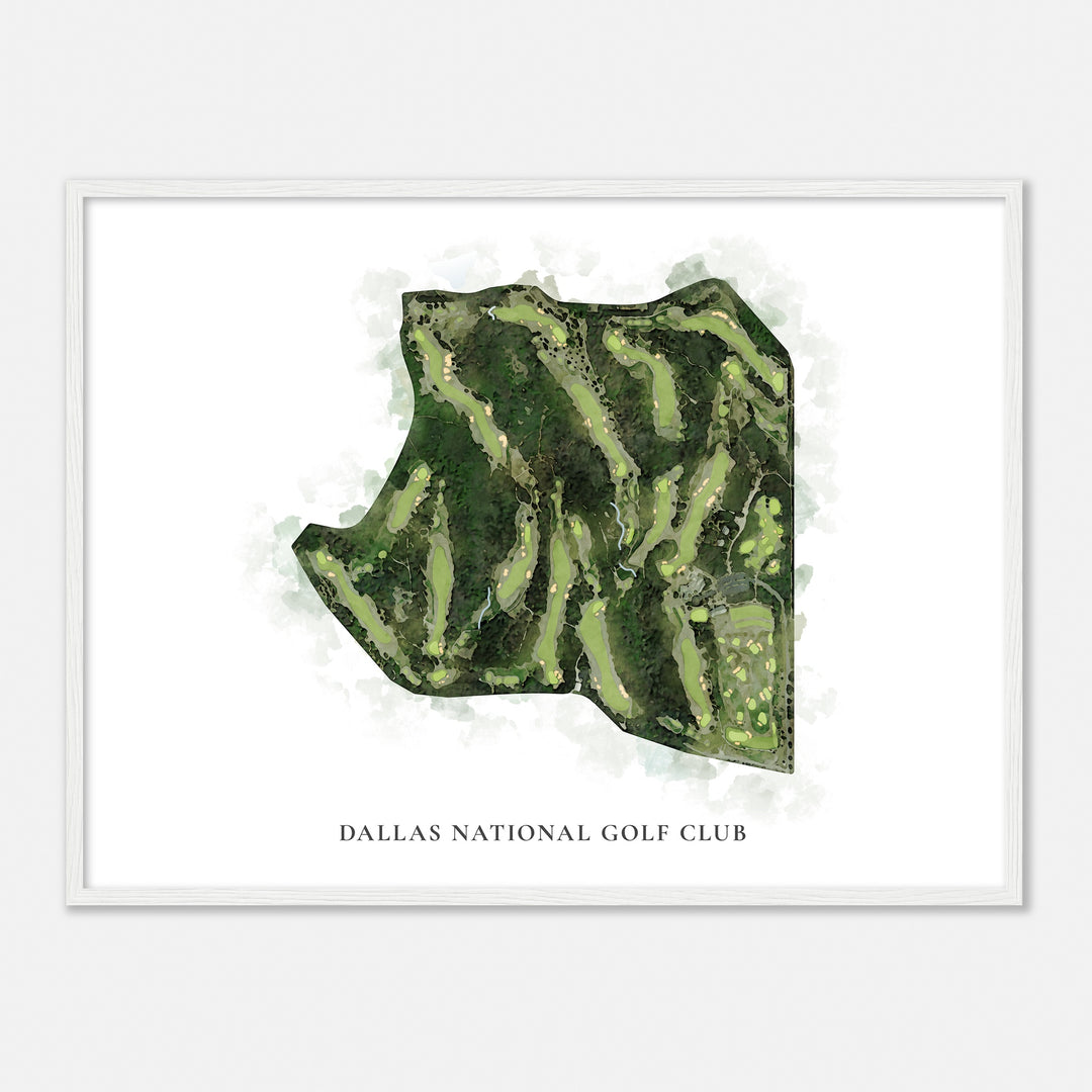 Print of Dallas National Golf Club Classic Map