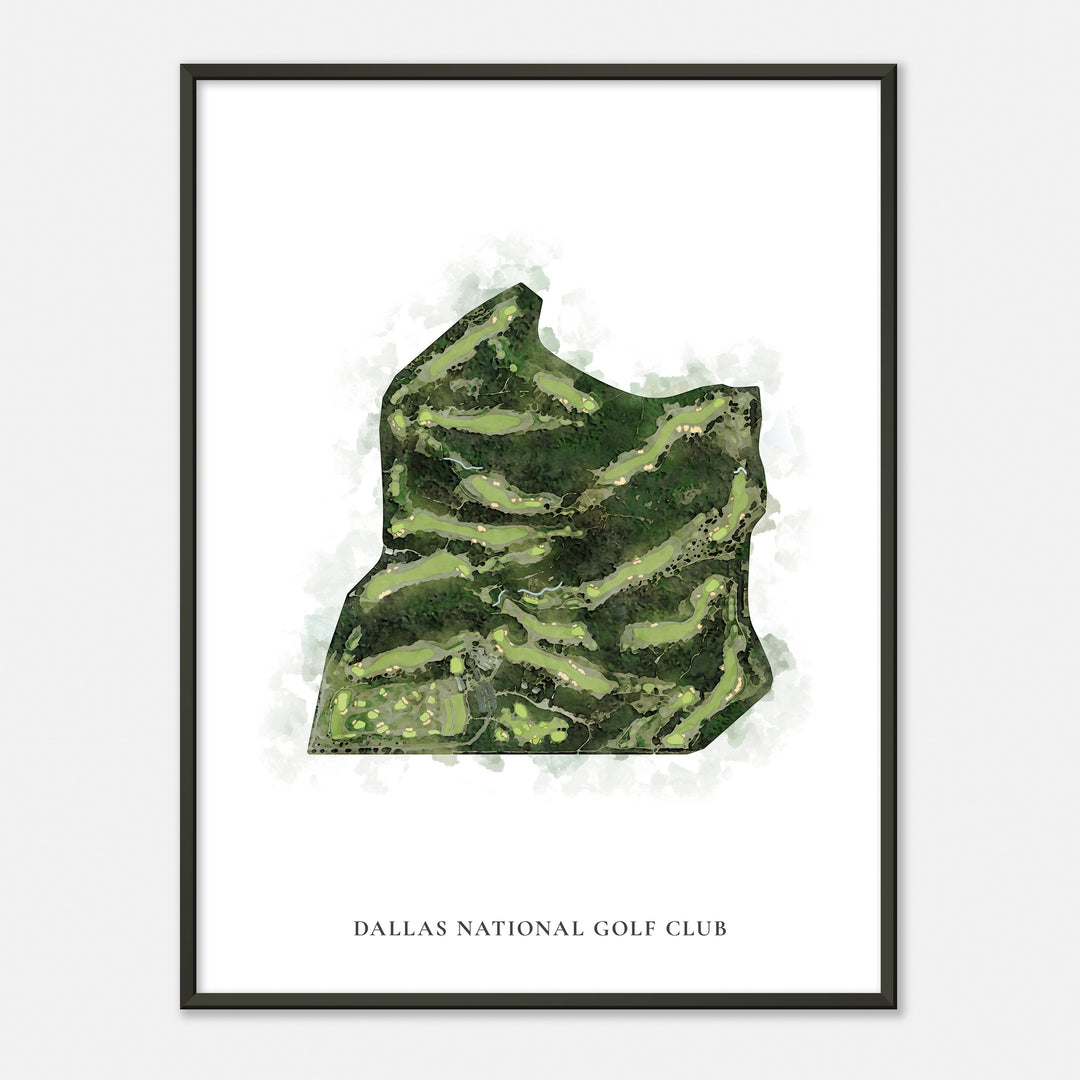 Print of Dallas National Golf Club Classic Map