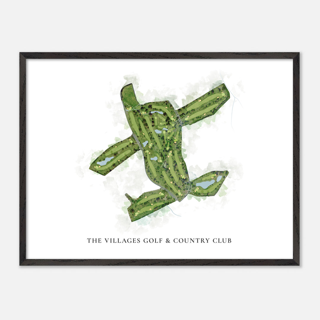 Print of The Villages Golf &amp; Country Club Classic Map