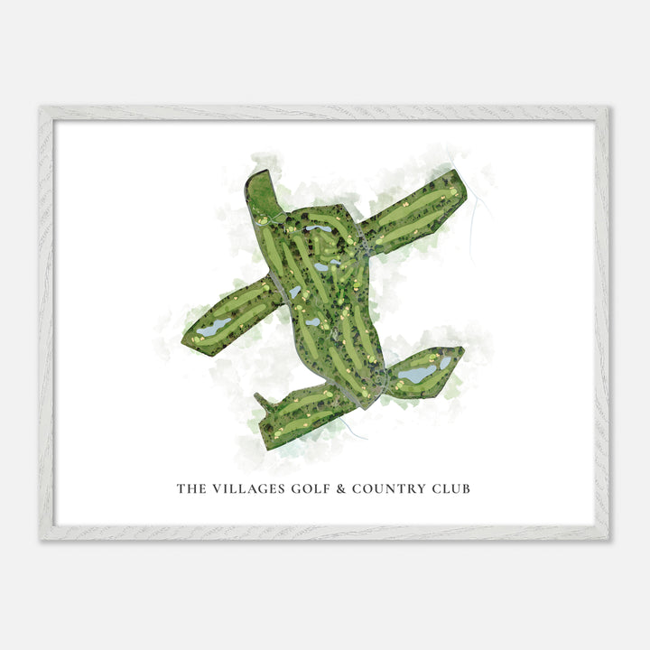 Print of The Villages Golf &amp; Country Club Classic Map