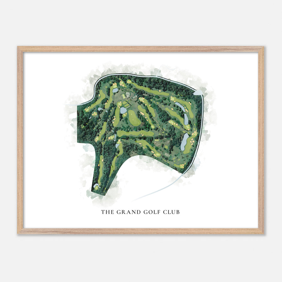 Print of The Grand Golf Club Classic Map