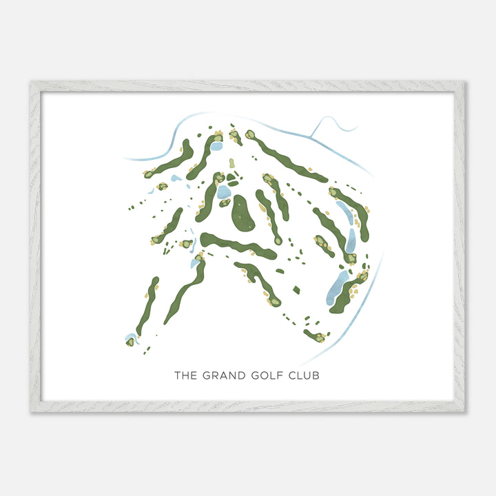 Print of The Grand Golf Club Modern Map